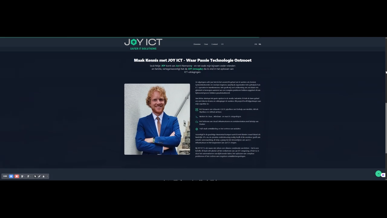 JOY ICT Solutions Website